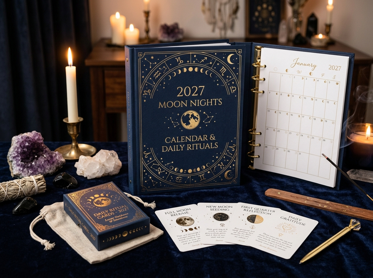 2027 Moon Nights Calendar PDF Bundle
